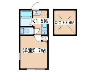 カレッジパ－ク向ヶ丘遊園の物件間取画像